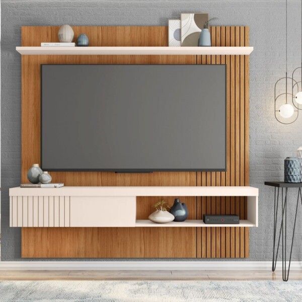 PAINEL CAEMMUN JADE 1.5 FREIJO / OFF WHITE PAINEL CAEMMUN JADE 1.5 FREIJO / OFF WHITE
