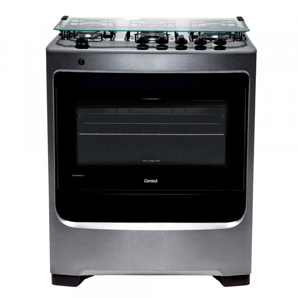 FOGAO  5B CONSUL CFS5NA MESA INOX INOX