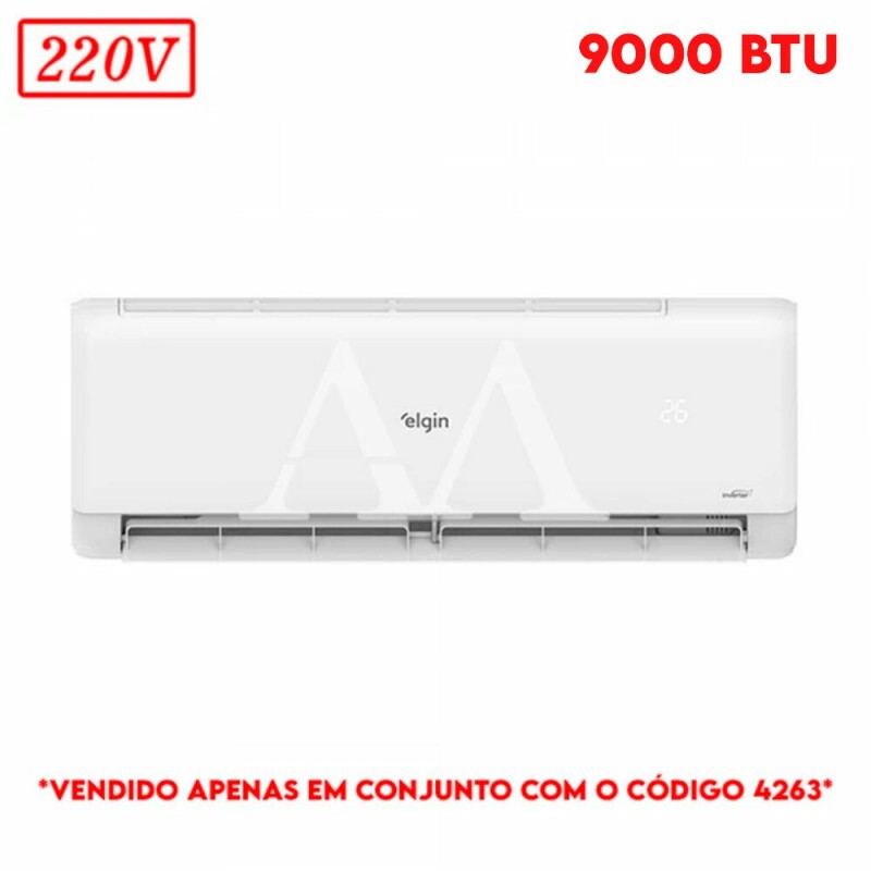 AR CONDICIONADO EVAPORADORA ELGIN SPLIT HIGH WALL ECO INVERTER II C/ WIFI 9000 BTU 220V
