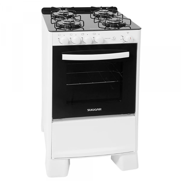 FOGAO 4B SUGGAR PISO COOK GLASS MESA VIDRO BRANCO FOGAO 4B SUGGAR PISO COOK GLASS MESA VIDRO BRANCO