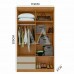 ROUPEIRO 4P. ABRIR 2G LOPAS ZEUS S/ESP E C/PES AMENDOA CLEAN/OFF WHITE