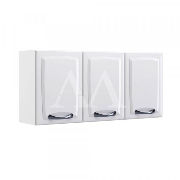 ARMARIO ITATIAIA 3P. ABRIR S/ VIDRO NEW PREMIUM 120 BRANCO 1858