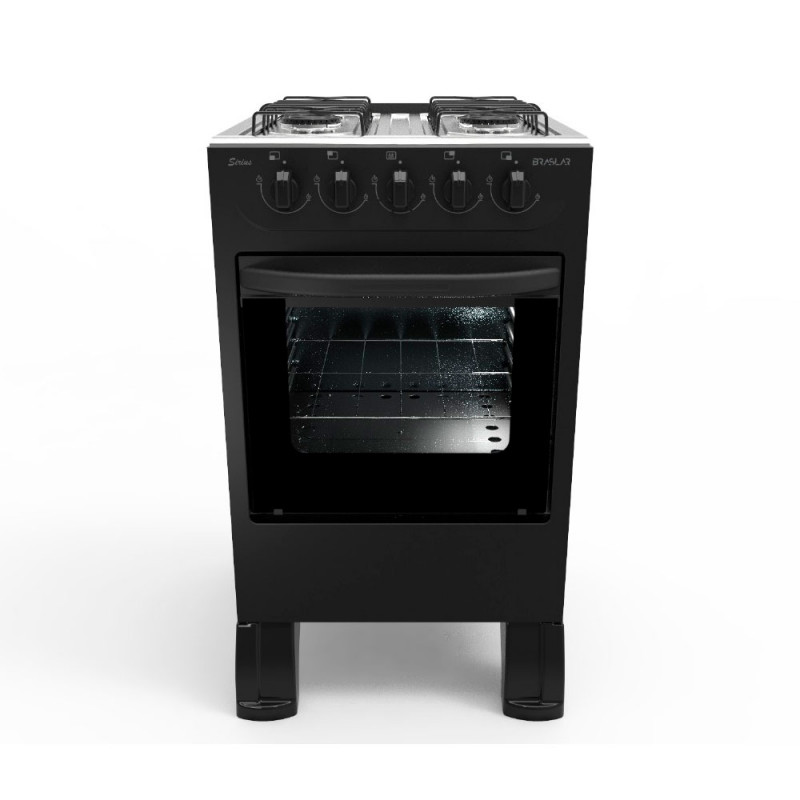 FOGAO 4B BRASLAR NEW SIRIUS SIMPLES S/ TAMPO BLACK