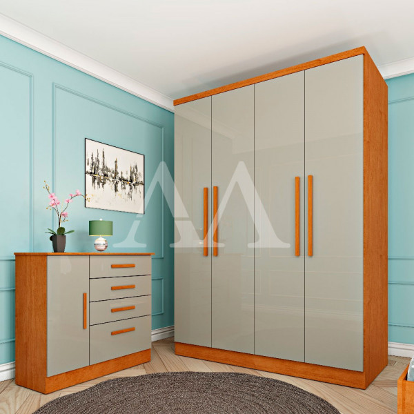 ROUPEIRO 4P. ABRIR 2G TCIL AMSTERDAM C/ PES CINAMOMO / OFF WHITE