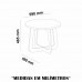 MESA CENTRO ARTELY JASMIN OFF WHITE/CEDRO