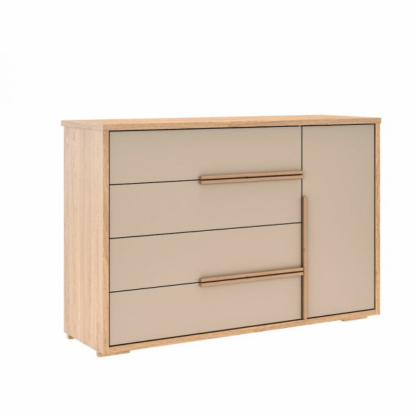 COMODA SAPATEIRA 4G 1P. ROBEL CONCEPT PUX PERFIL HANOVER/FENDI LISO