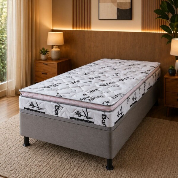 CAMA BOX D28 88X188X51 ELEGANCE BREARE BAMBOO CAMA BOX D28 88X188X51 ELEGANCE BREARE BAMBOO