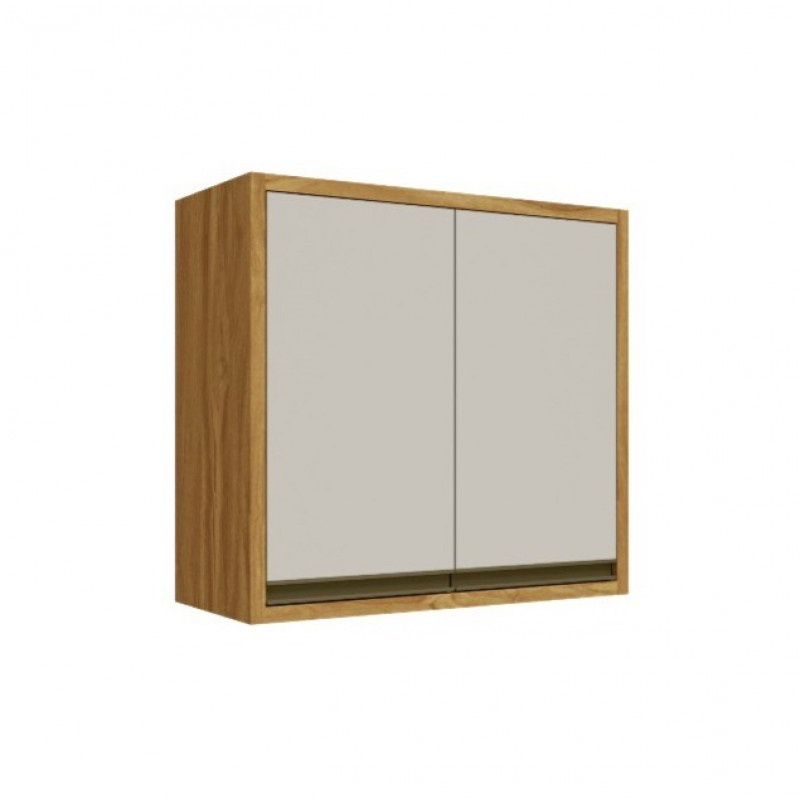 ARMARIO RONIPA 2P. ABRIR TEMPRANILLO 80CM AMENDOA/OFF WHITE