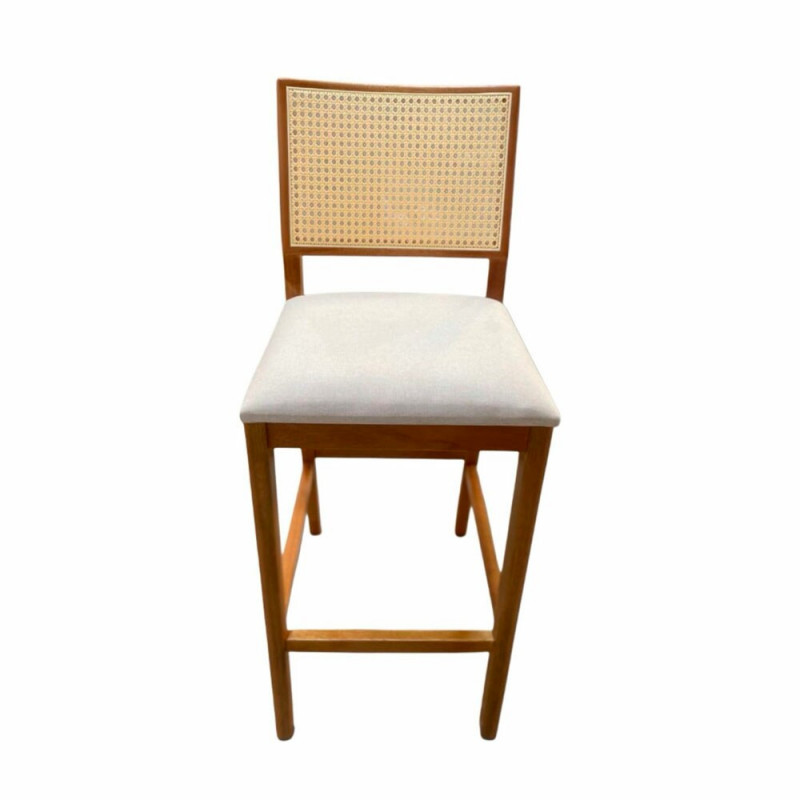 BANQUETA ART ASSENTO DUBAI TELA SEXTAVADA MEL