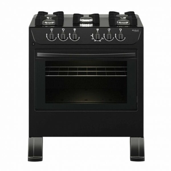 FOGAO 5B BRASLAR CARINA FRONT MESA VIDRO BLACK FOGAO 5B BRASLAR CARINA FRONT MESA VIDRO BLACK