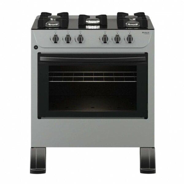 FOGAO 5B BRASLAR CARINA FRONT MESA VIDRO TITANIUM FOGAO 5B BRASLAR CARINA FRONT MESA VIDRO TITANIUM