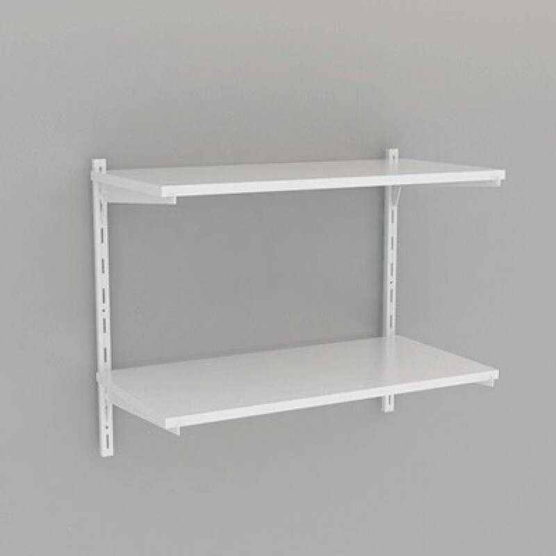 KIT 2 PRATELEIRA BRASFORMA MULTIUSO 60X30 C/TRILHO BRANCO KIT 2 PRATELEIRA BRASFORMA MULTIUSO 60X30 C/TRILHO BRANCO